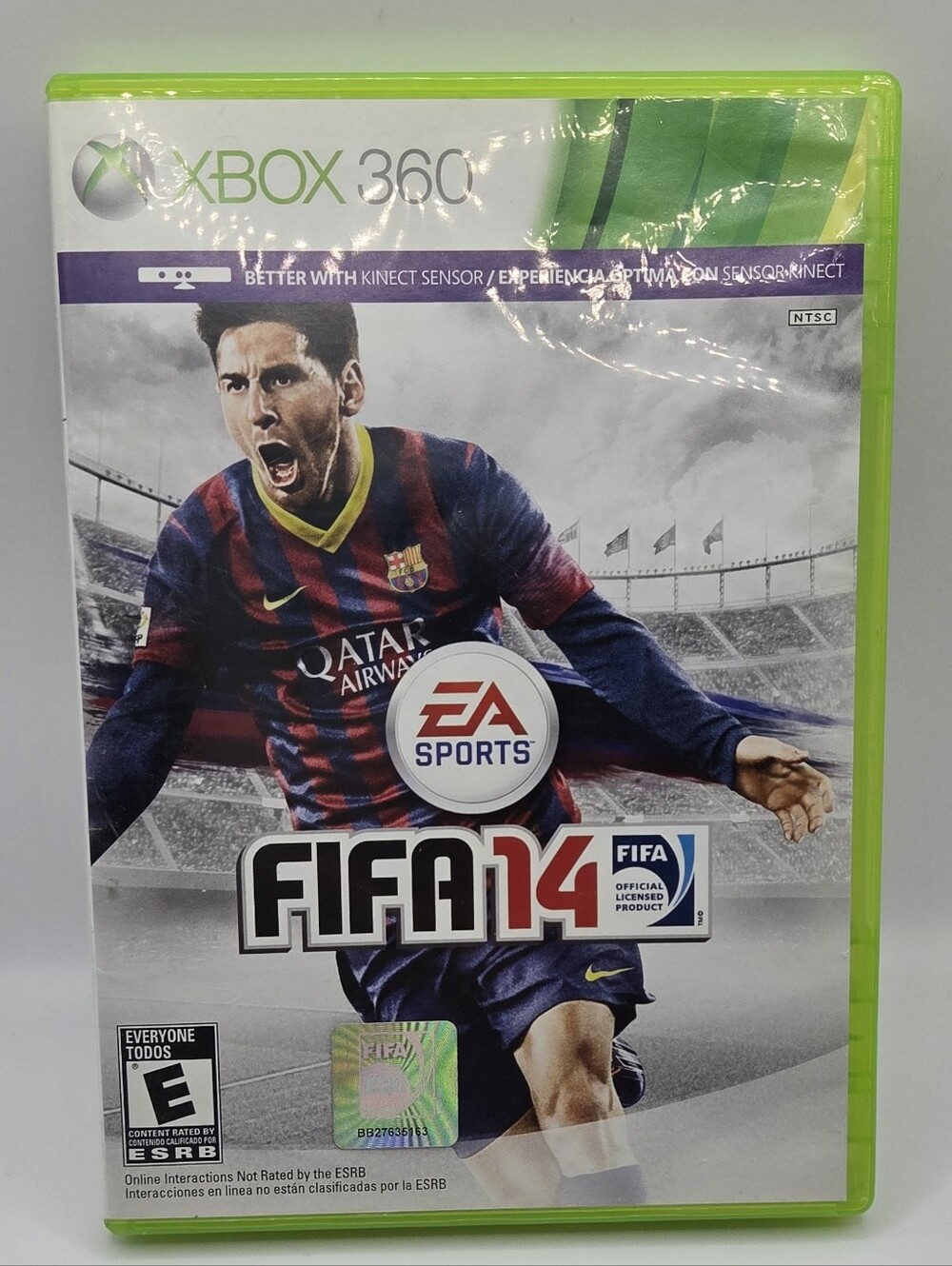 FIFA 14 Microsoft Xbox 360 2013 Soccer Game Lionel Messi Video Game